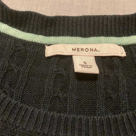 Black Merona Sweater - Picture 2 of 2